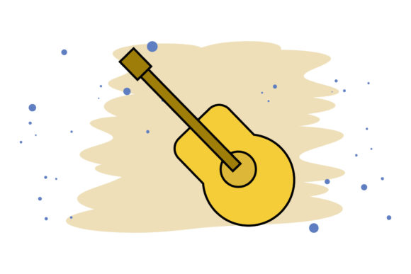 Download Summer Guitar Holiday Abstract Decor - Abstract decor Collection
