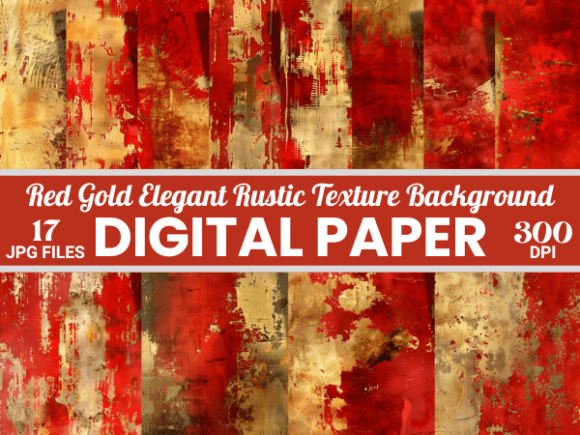 Download Red Gold Elegant Rustic Texture Backdrop - Rustic texture Collection