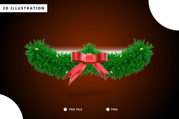Download Christmas Garland with Fir Branches - Branches Collection