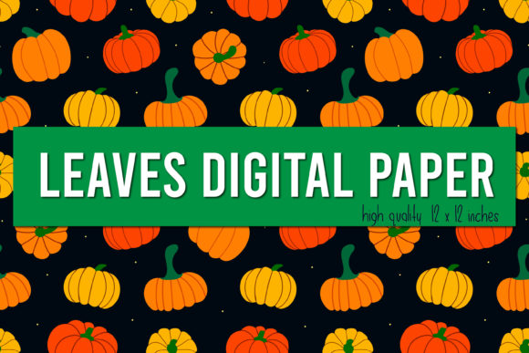 Download Pumpkin Pattern. Thanksgiving Paper - Premium Bundle