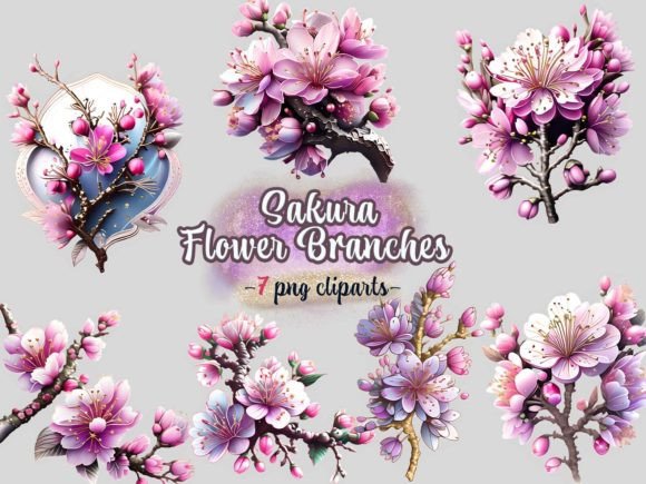 Download Sakura Flower Branches Sublimation - Branches Collection