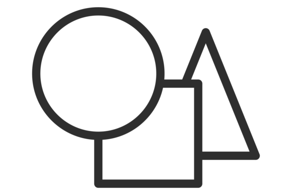 Download Geometric Shapes Icon. Drawing Symbol. D - Geometric shapes Collection